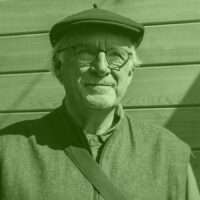 A man in a beret.